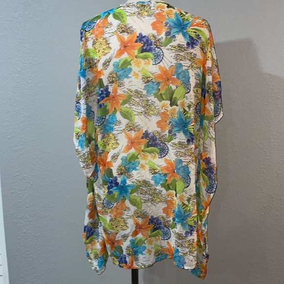 Tommy Bahama Chiffon Coverup Tunic size M NWOT - Picture 8 of 11